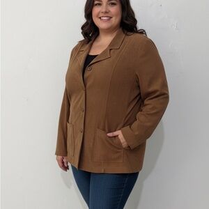 Briggs New York Women's Tan Blazer